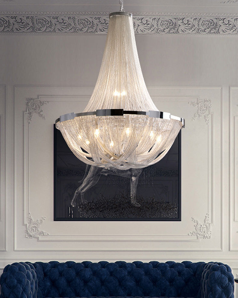 Diff Silver Chain Empire Chandelier-DF2096