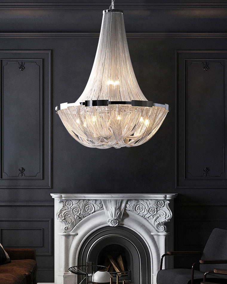Diff Silver Chain Empire Chandelier-DF2096