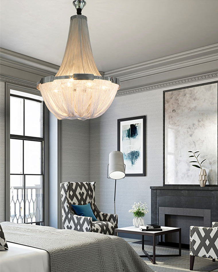 Diff Silver Chain Empire Chandelier-DF2096