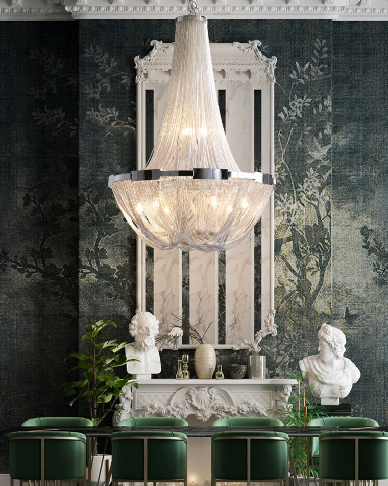 Diff Silver Chain Empire Chandelier-DF2096