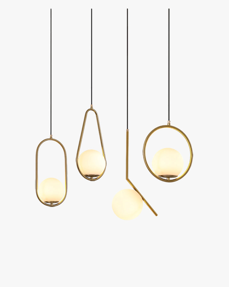 Diff Glass Globe Pendant Light-DF2097