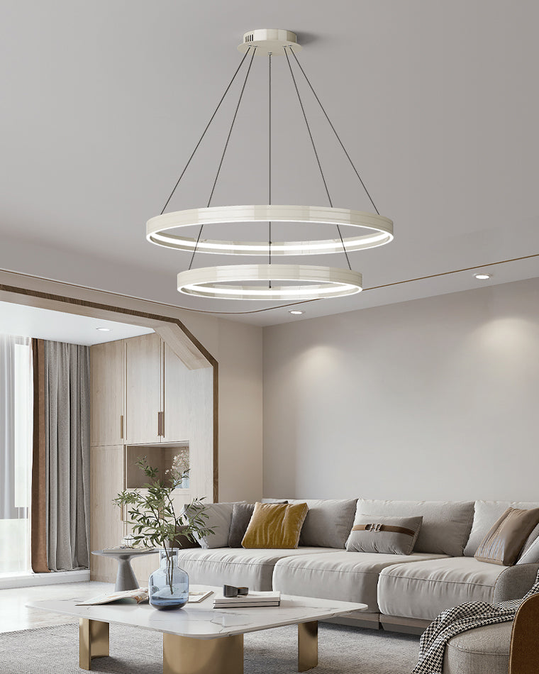Diff Black Circular Led Chandelier-DF2297