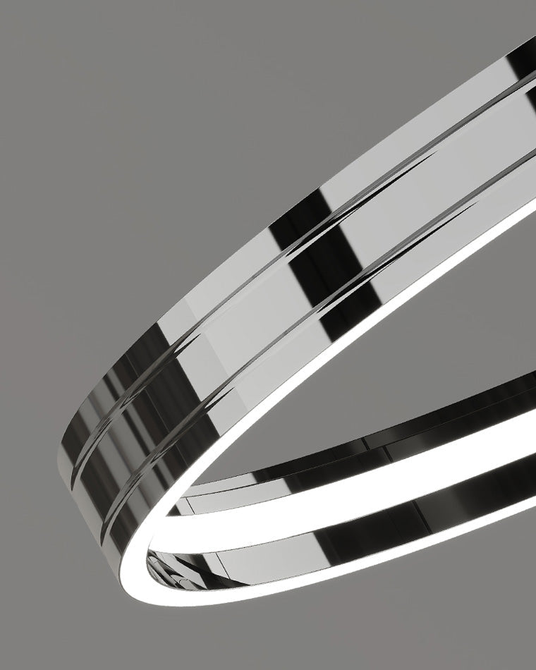 Diff Black Circular Led Chandelier-DF2297