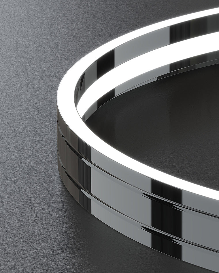 Diff Black Circular Led Chandelier-DF2297