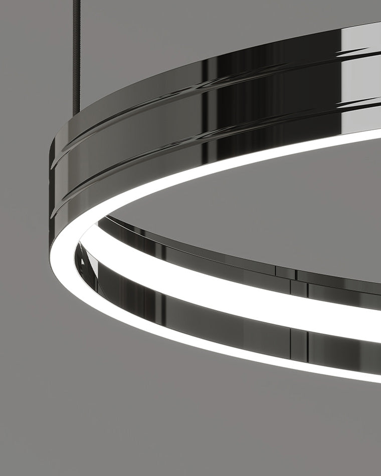 Diff Black Circular Led Chandelier-DF2297