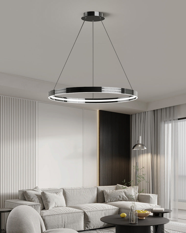 Diff Black Circular Led Chandelier-DF2297