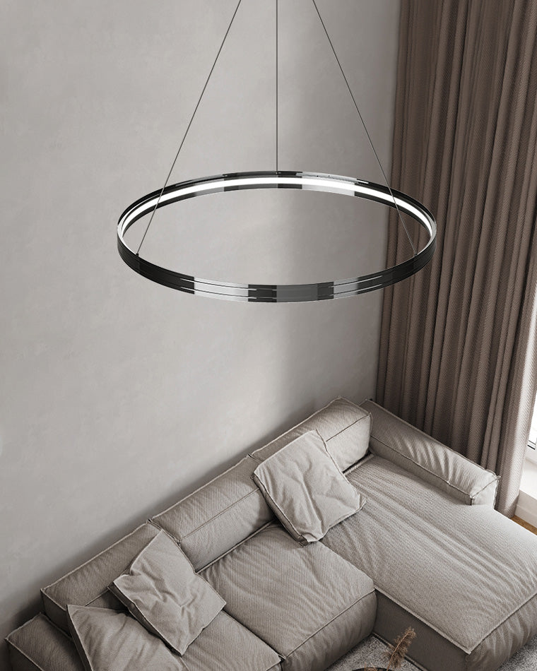 Diff Black Circular Led Chandelier-DF2297