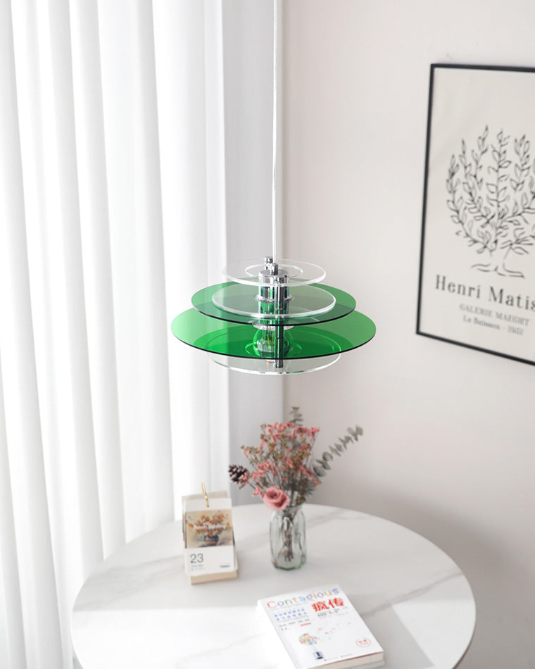 Diff Space Age Flying Saucer Pendant Light-DF2098