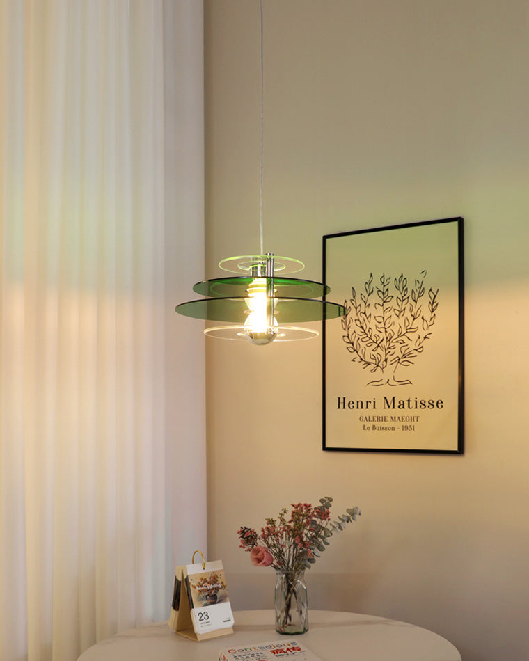 Diff Space Age Flying Saucer Pendant Light-DF2098