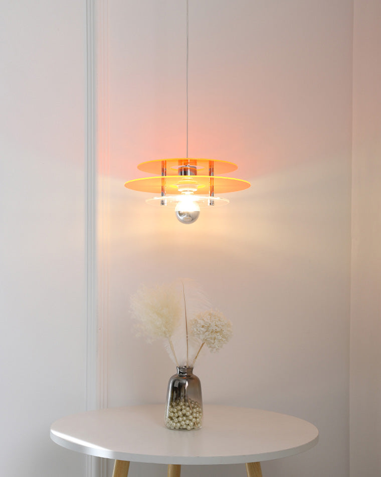 Diff Space Age Flying Saucer Pendant Light-DF2098