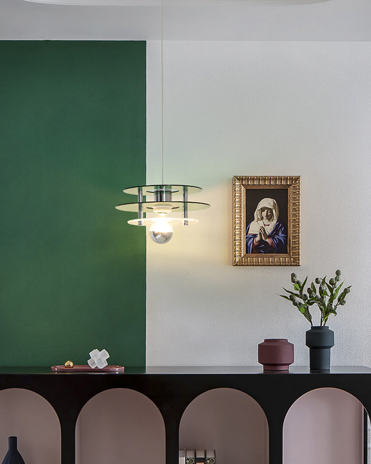 Diff Space Age Flying Saucer Pendant Light-DF2098