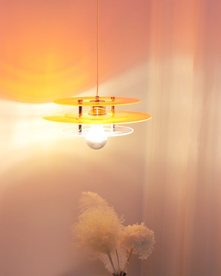Diff Space Age Flying Saucer Pendant Light-DF2098