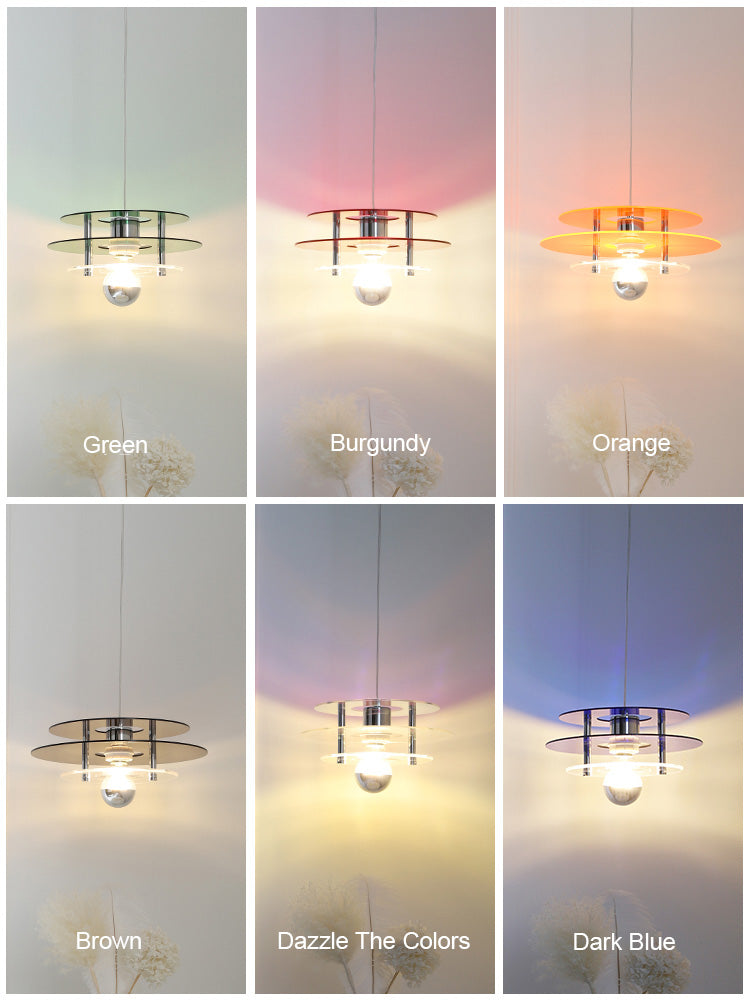 Diff Space Age Flying Saucer Pendant Light-DF2098