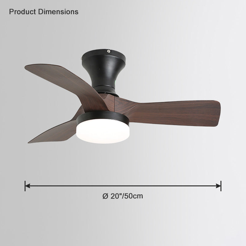 Diff 20" Small Propeller Ceiling Fan with Dimmable Light-DF5024