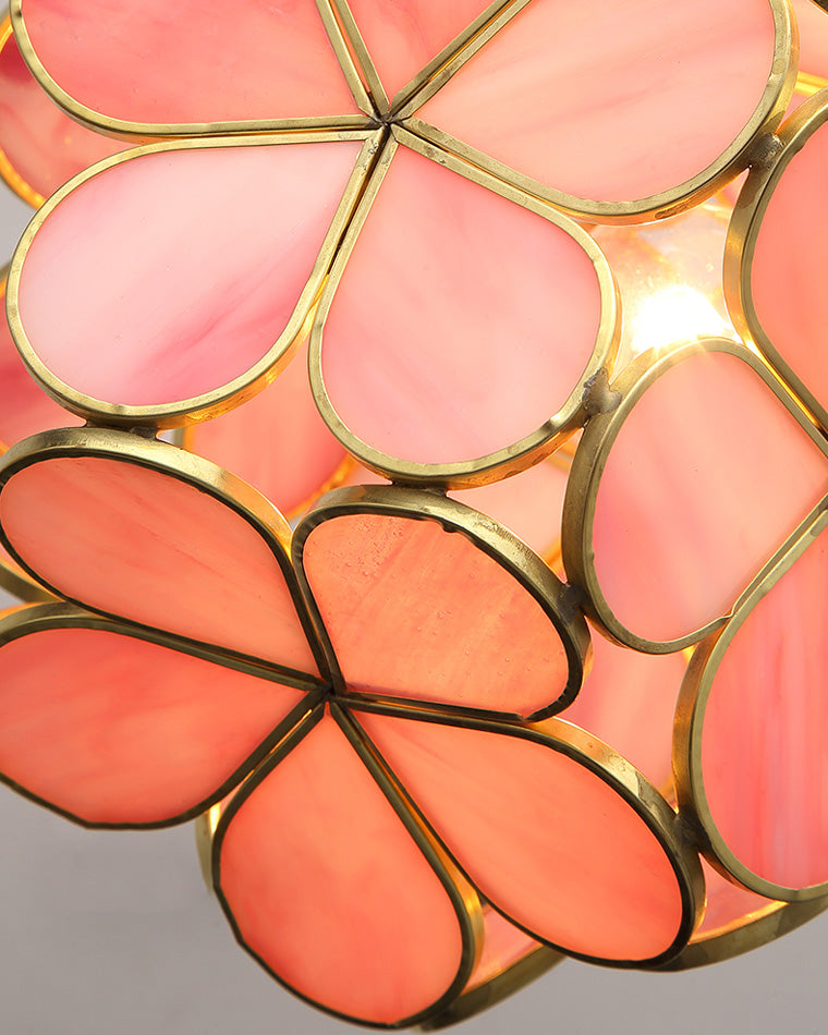 Diff Cherry Blossom Stained Glass Pendant Light-DF2100