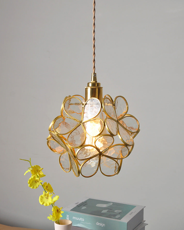 Diff Cherry Blossom Stained Glass Pendant Light-DF2100