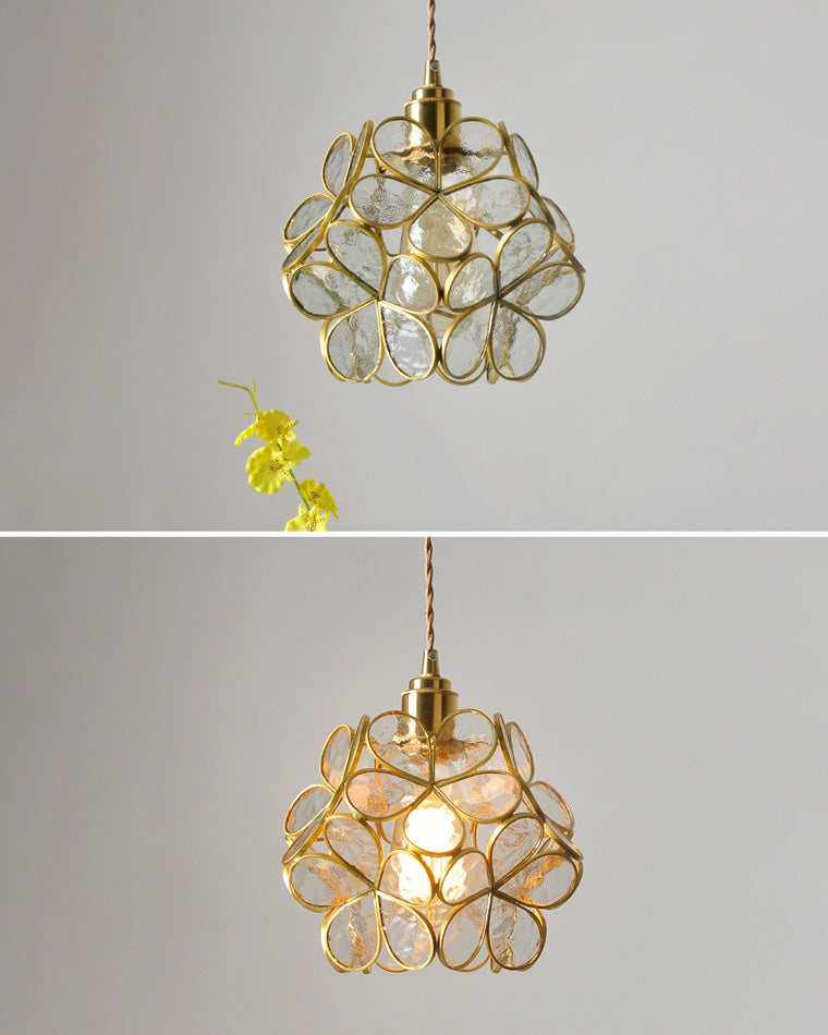 Diff Cherry Blossom Stained Glass Pendant Light-DF2100