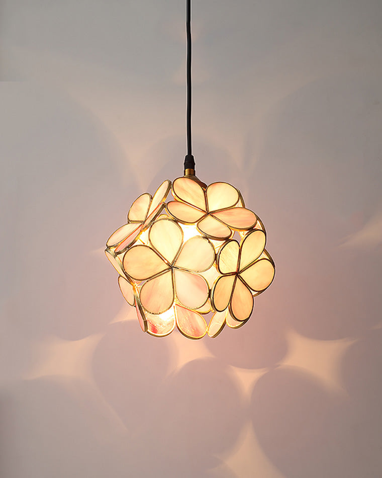Diff Cherry Blossom Stained Glass Pendant Light-DF2100