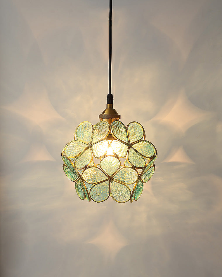 Diff Cherry Blossom Stained Glass Pendant Light-DF2100