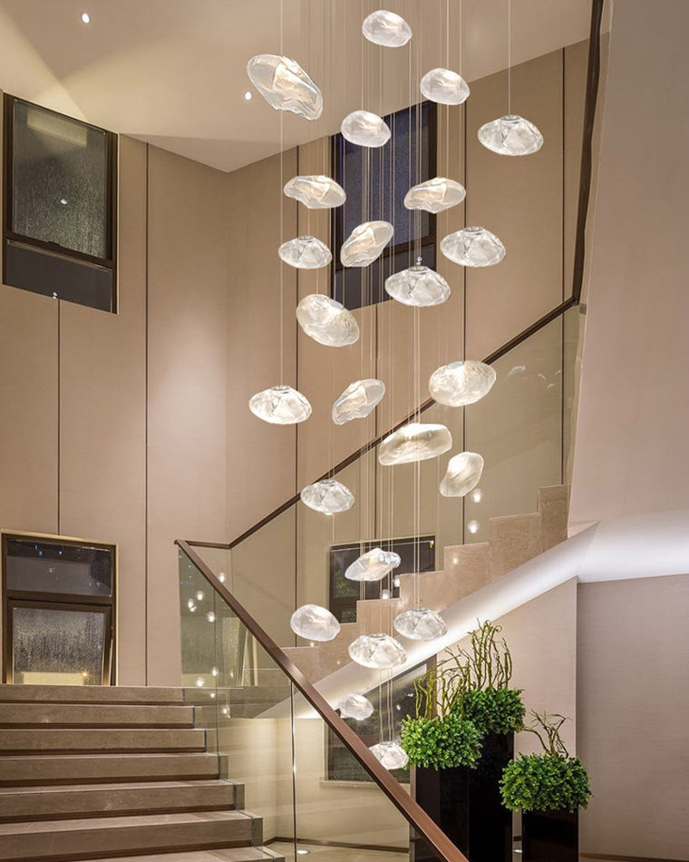 Diff Cloud Custom Blown Glass Pendant Chandelier-DF2101