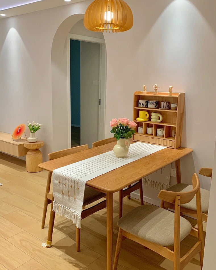 Diff Pumpkin Wood Pendant Light-DF2105
