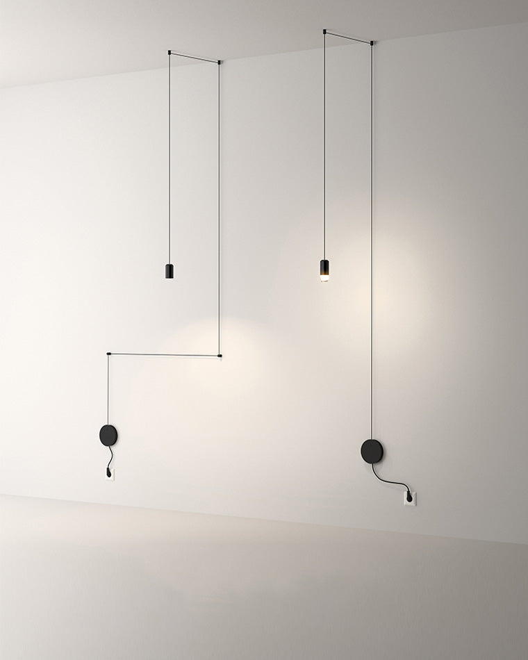 Diff Wire Off Center Chandelier-DF2107