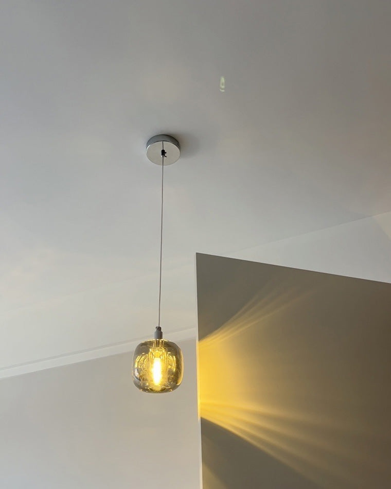 Diff Colored Glass Multi Pendant Chandelier-DF2111