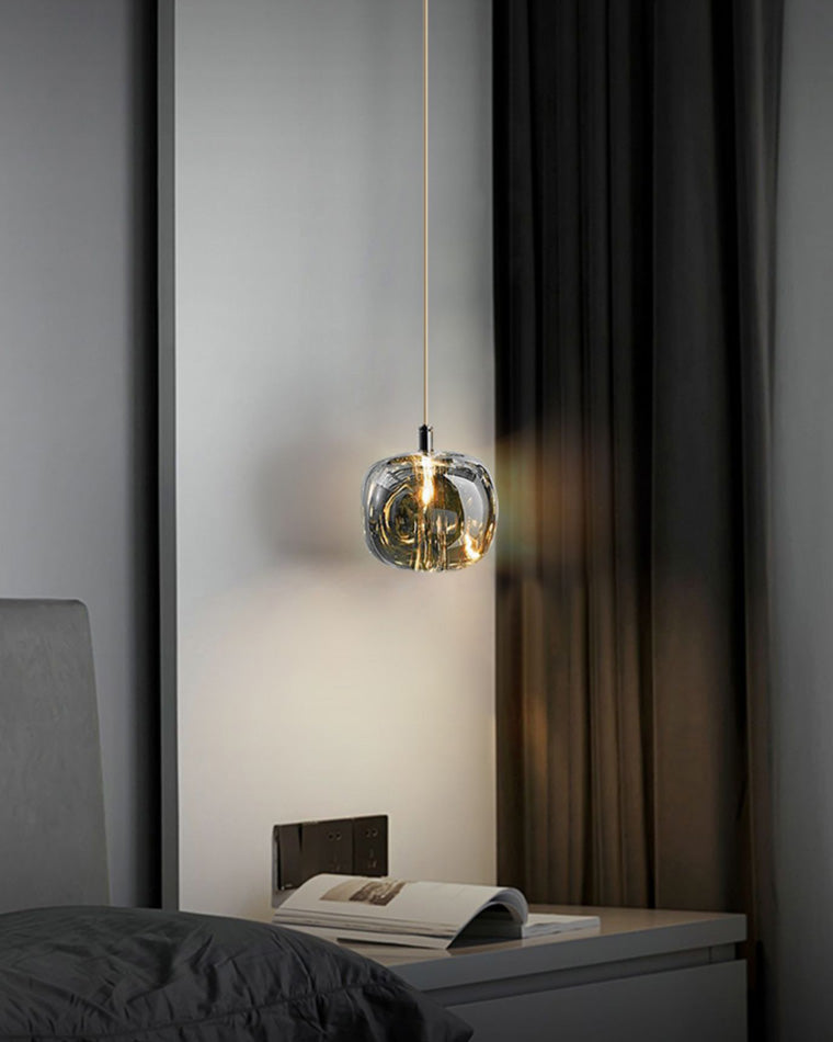Diff Colored Glass Multi Pendant Chandelier-DF2111