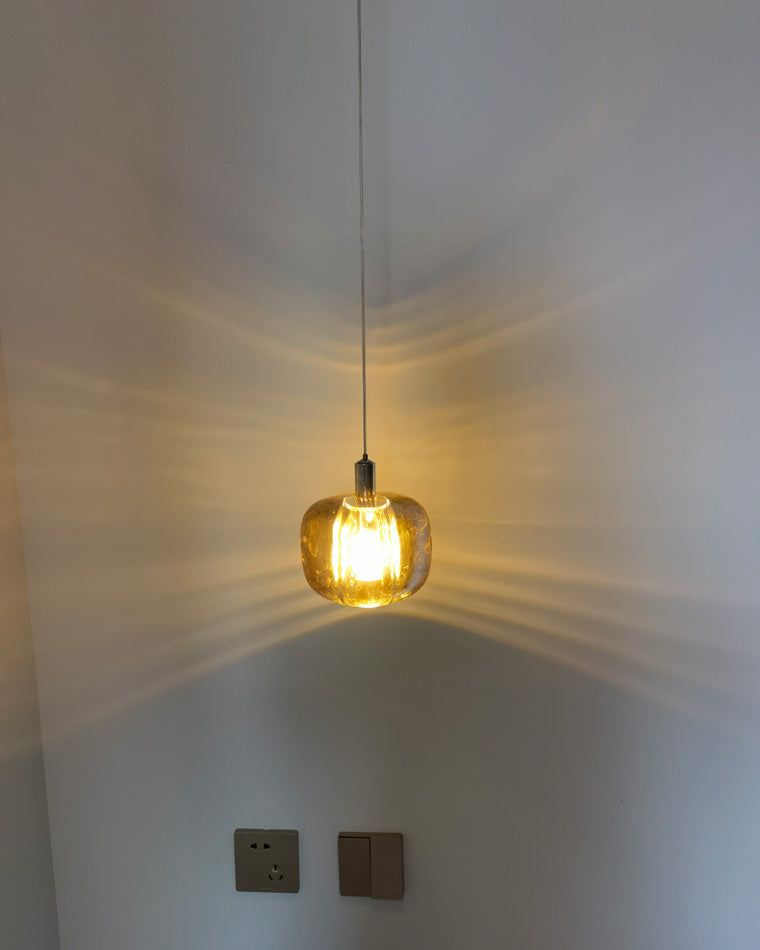 Diff Colored Glass Multi Pendant Chandelier-DF2111