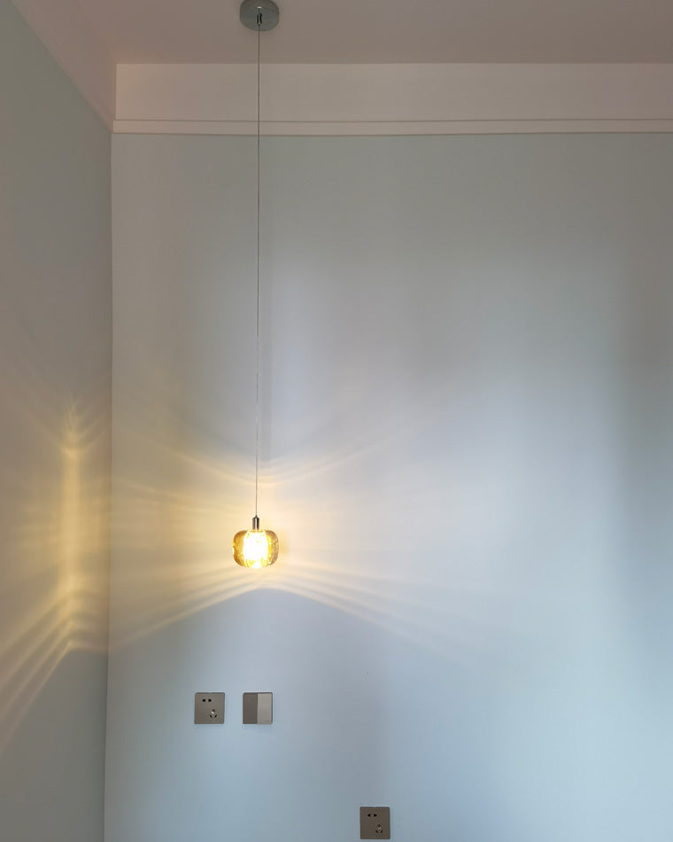 Diff Colored Glass Multi Pendant Chandelier-DF2111