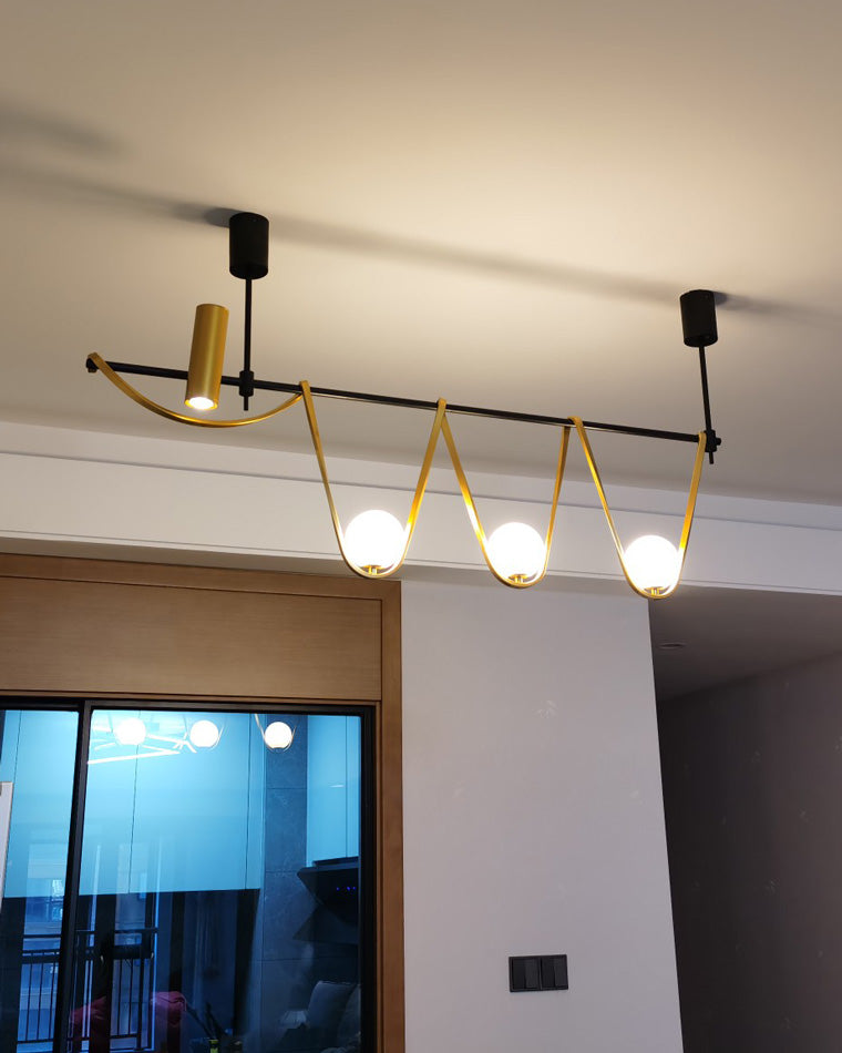Diff Sculptural Linear Pendant Light-DF2117