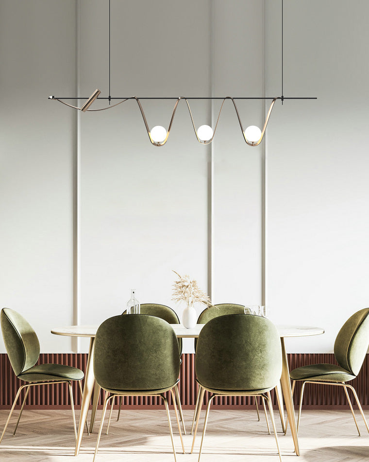 Diff Sculptural Linear Pendant Light-DF2117