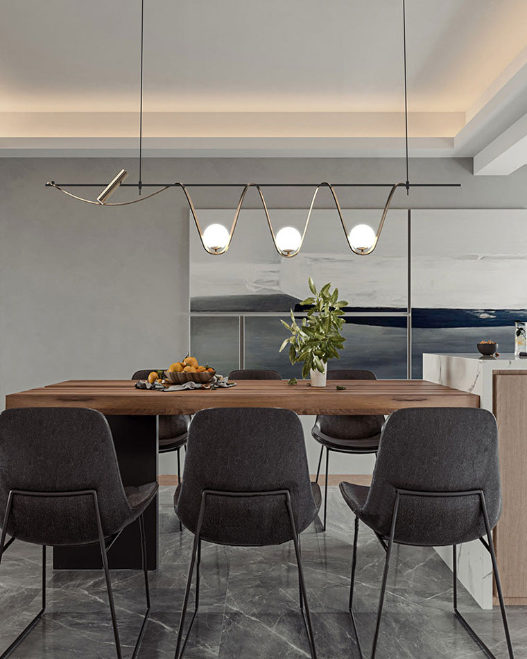 Diff Sculptural Linear Pendant Light-DF2117