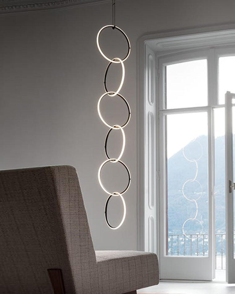 Diff Long Geometric Chandelier-DF2118
