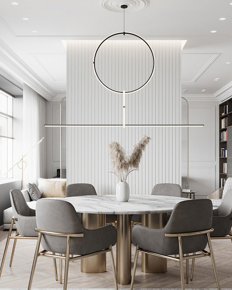 Diff Long Geometric Chandelier-DF2118