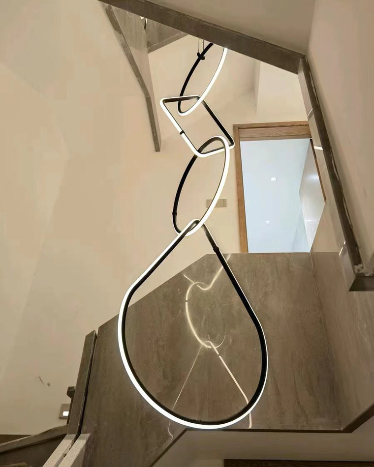 Diff Long Geometric Chandelier-DF2118