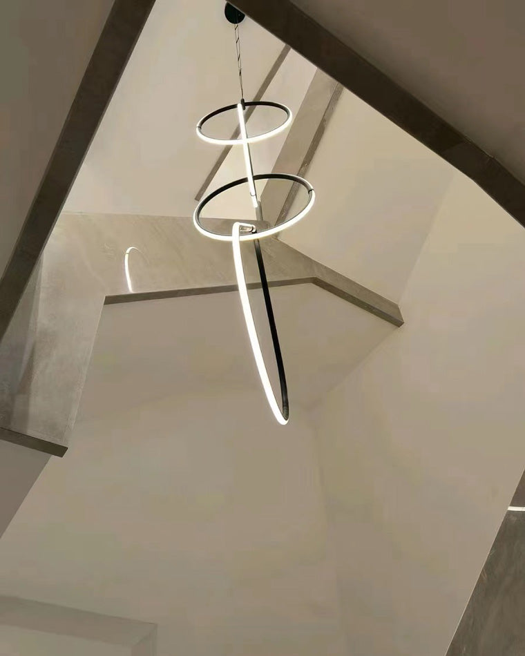 Diff Long Geometric Chandelier-DF2118