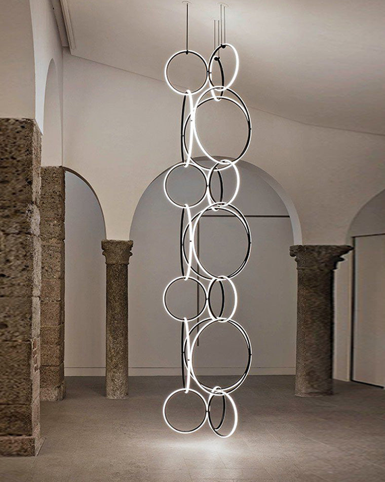 Diff Long Geometric Chandelier-DF2118