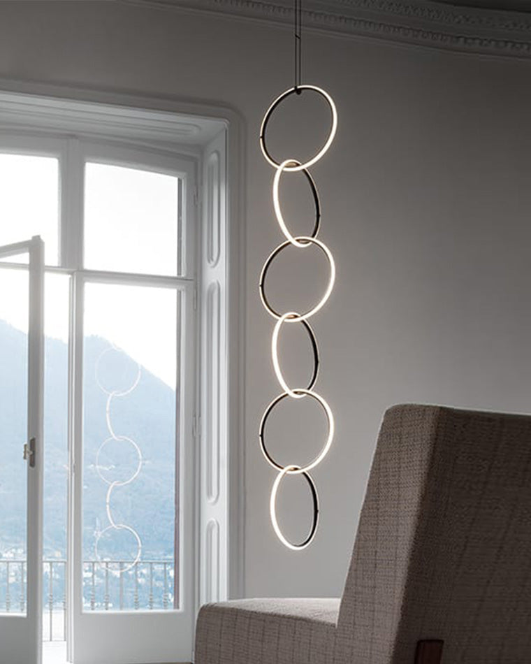 Diff Long Geometric Chandelier-DF2118