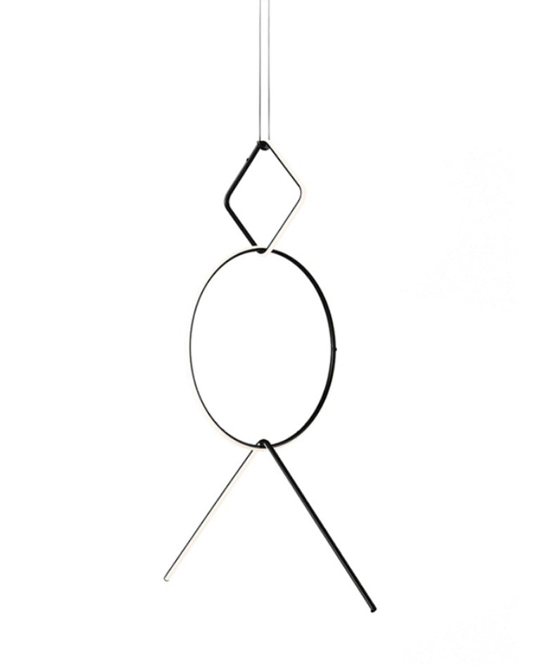 Diff Long Geometric Chandelier-DF2118