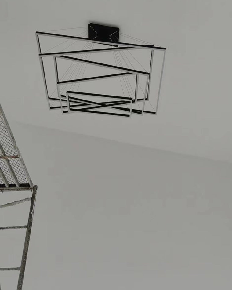 Diff Tiered Rectangular Chandelier-DF2120