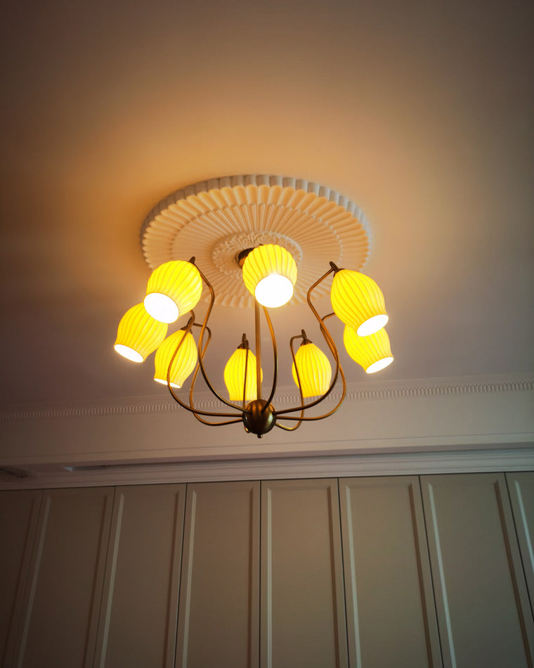 Diff Ceramic Flower Chandelier-DF2121