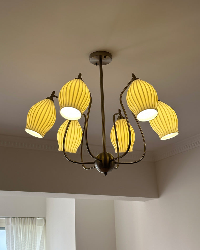Diff Ceramic Flower Chandelier-DF2121