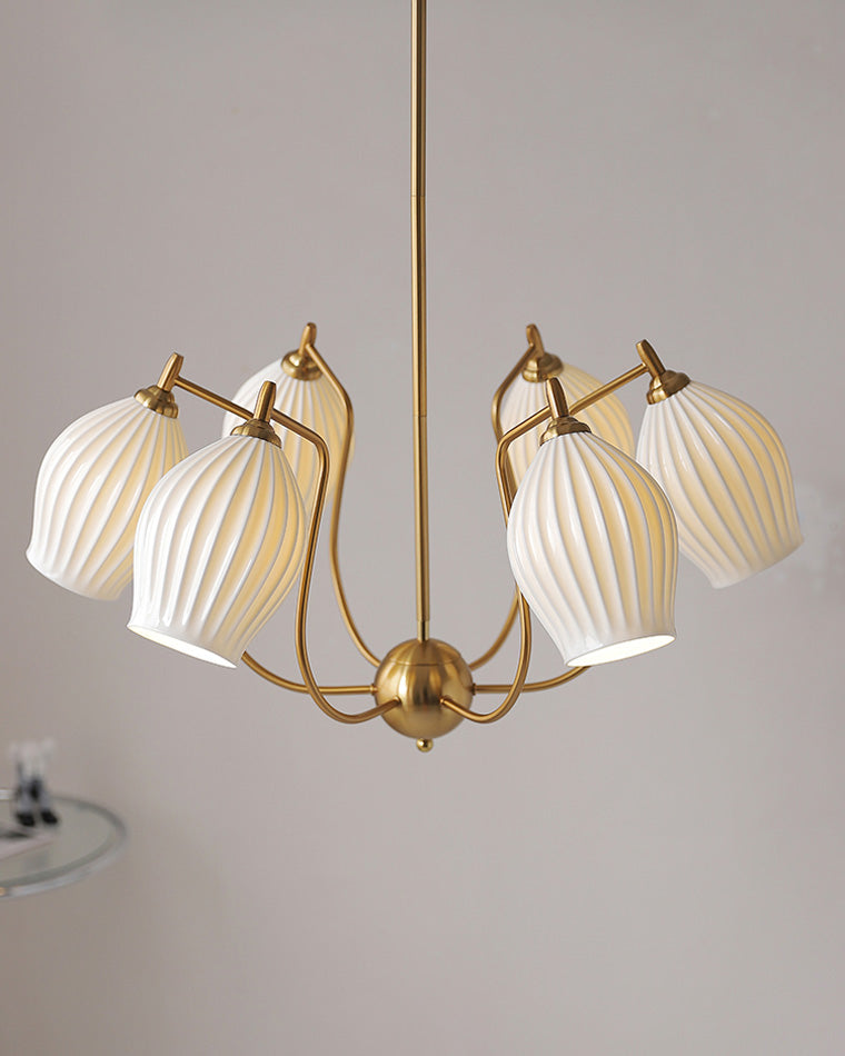 Diff Ceramic Flower Chandelier-DF2121