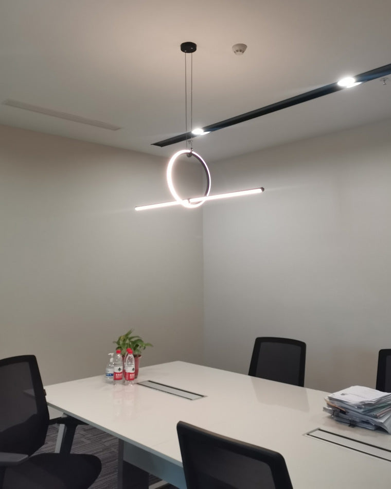 Diff Circle Linear Pendant Light-DF2122
