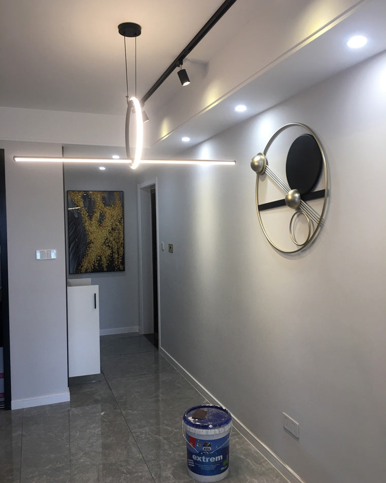 Diff Circle Linear Pendant Light-DF2122