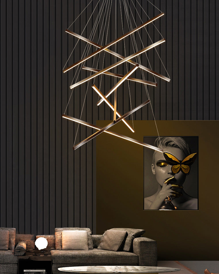 Diff Custom Multi Light Sticks LED Chandelier-DF2125