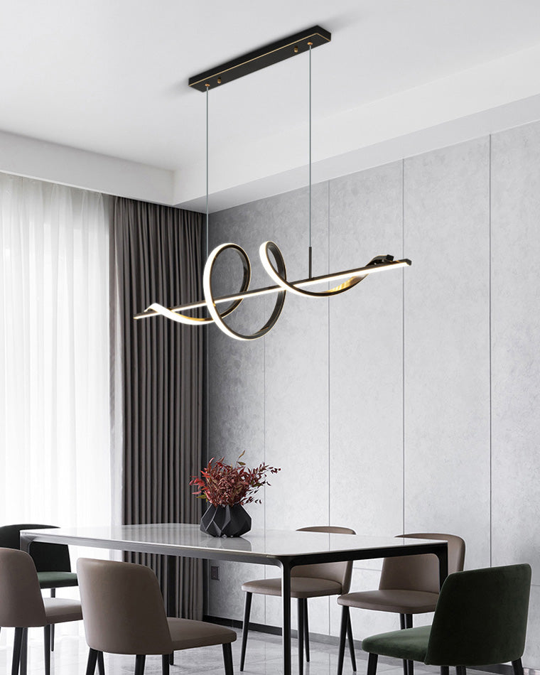 Diff Spiral Led Kitchen Pendant Light-DF2129