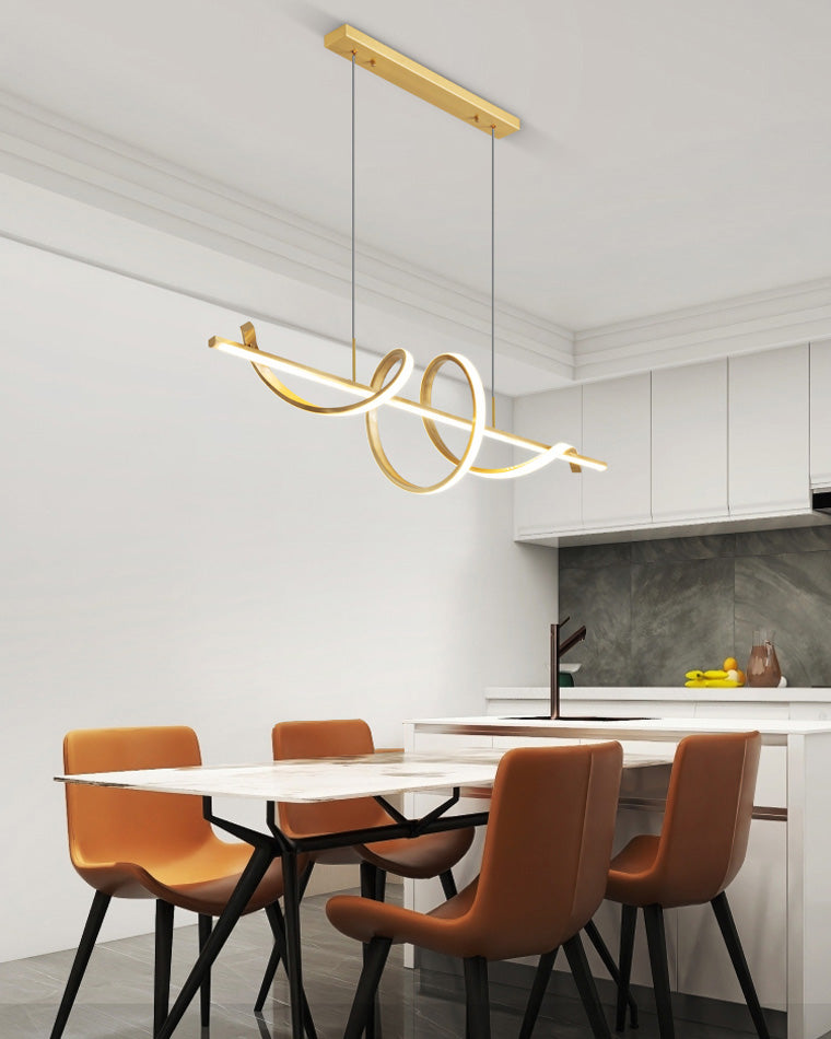Diff Spiral Led Kitchen Pendant Light-DF2129