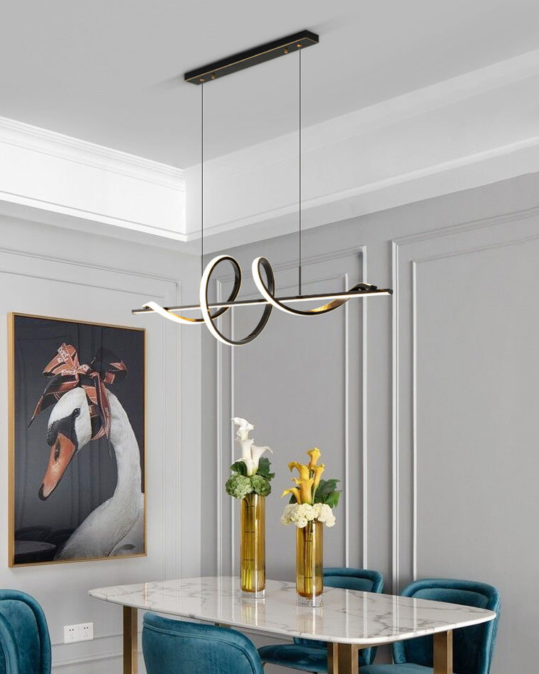 Diff Spiral Led Kitchen Pendant Light-DF2129